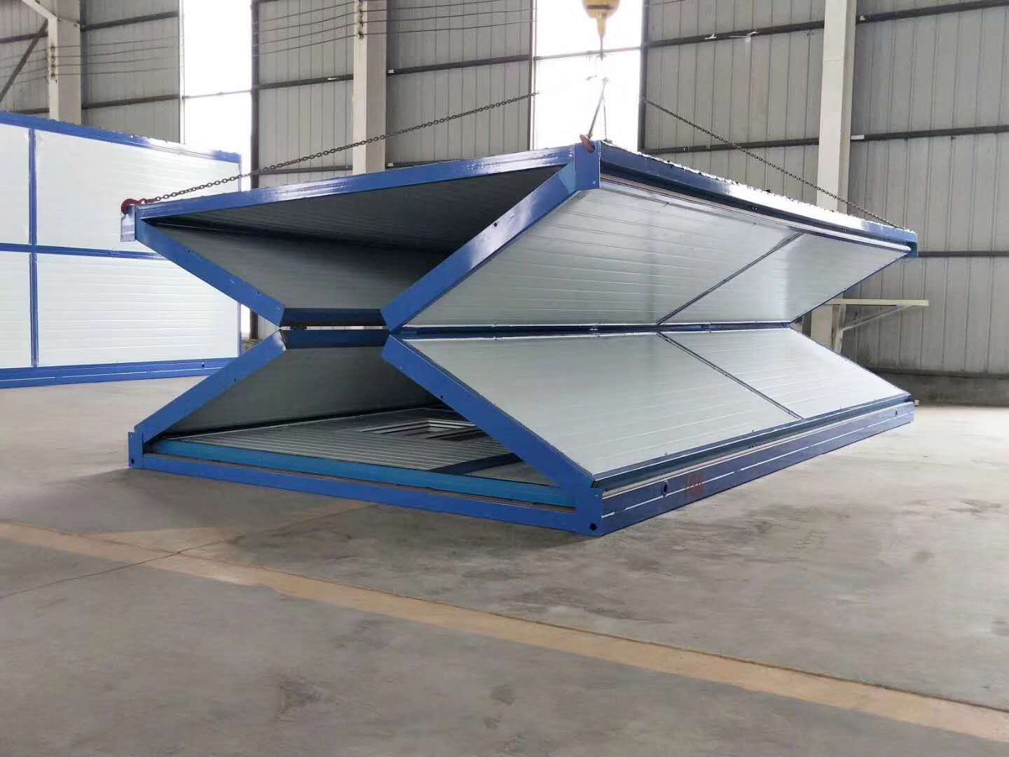 臨時(shí)工地用辦公室工人住宿折疊活動(dòng)房